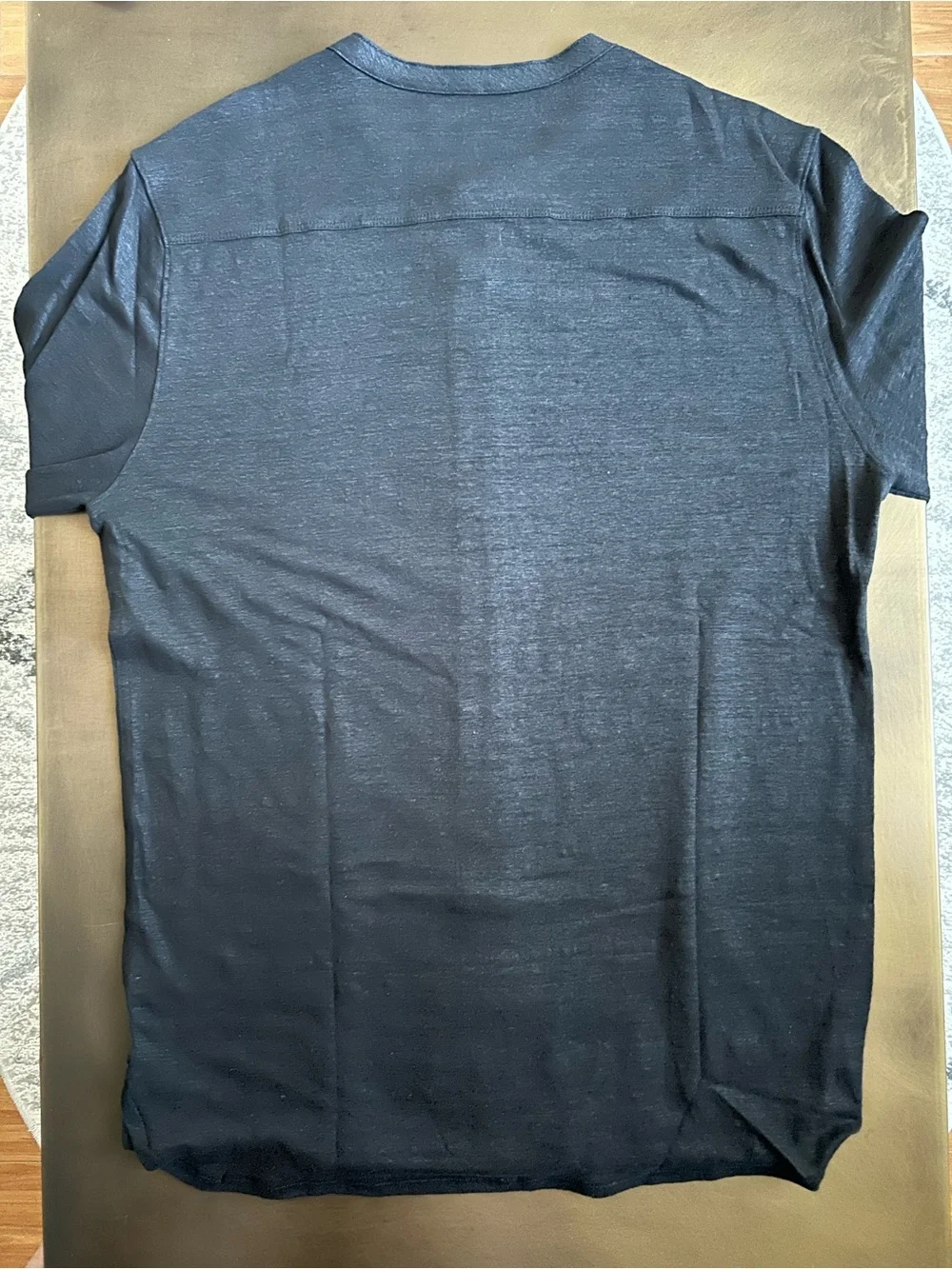 Banana Republic Black Men’s Long-Sleeve Button-Down Shirt M Tall